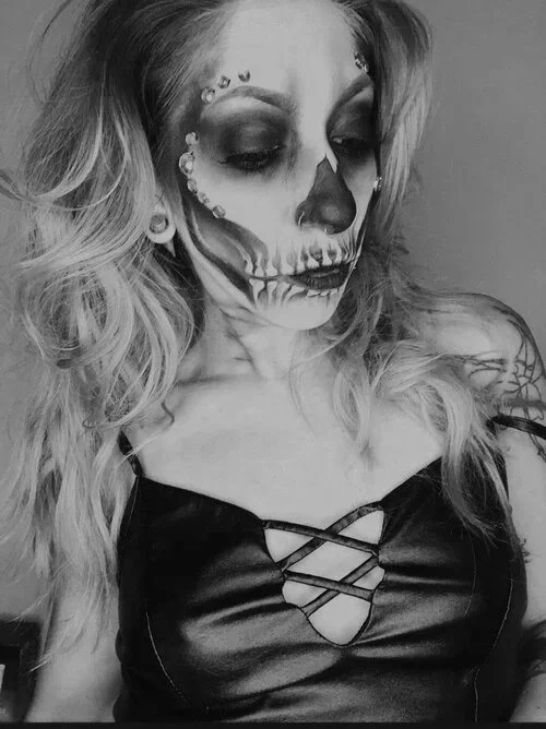 Theatrical makeup work